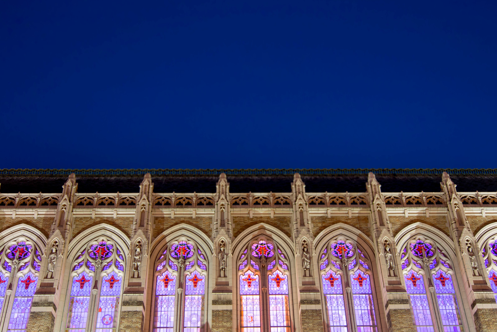 Suzzallo Library at Night