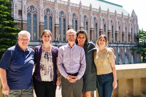 ISS Advising Team Members Mel Wensel, Thor Locania, Daniel McConnell, Michelle Bagsaw, Janna Lafferty